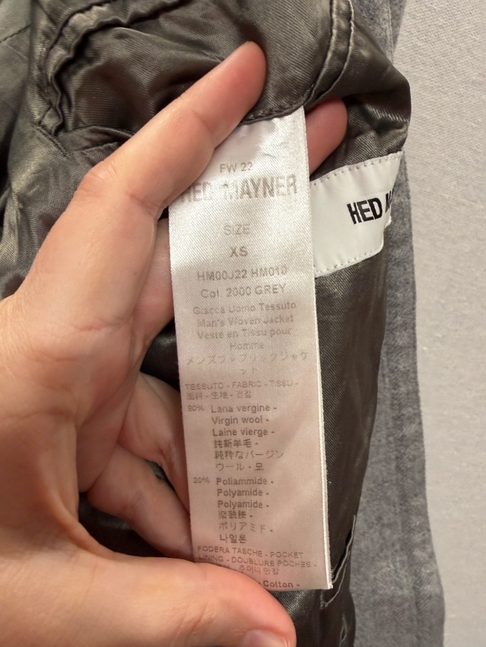 RTR Hed Mayner Colorless Jacket - size XS - Picture 9 of 9